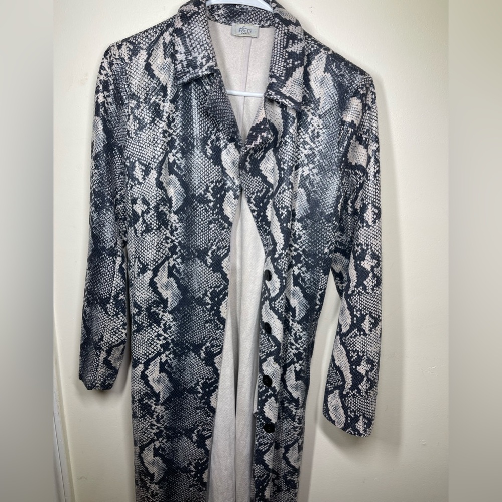 - SNAKE PRINT JACKET